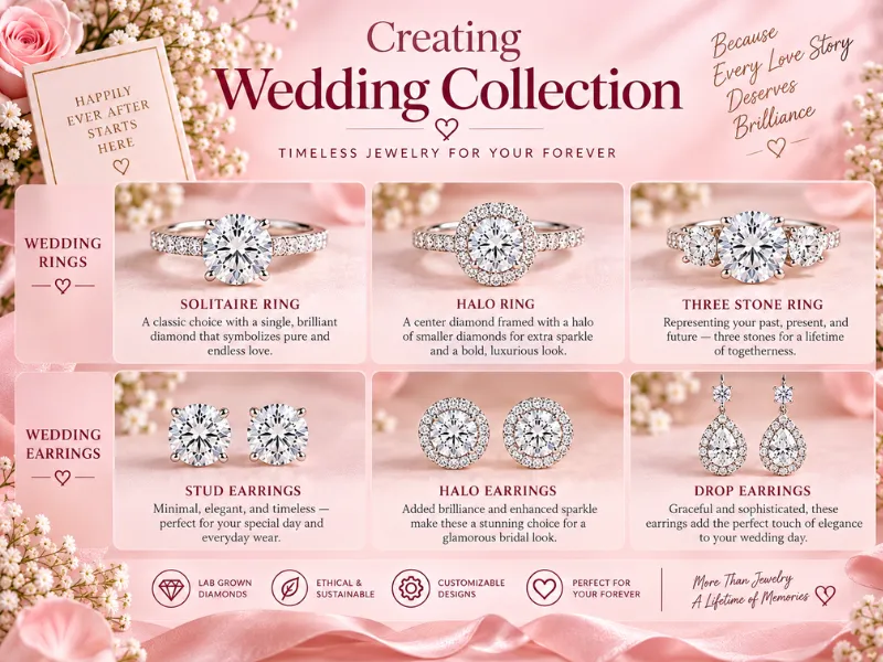 Creating Wedding Collection – Brilliant Lab-Grown Diamonds for Your Special Day